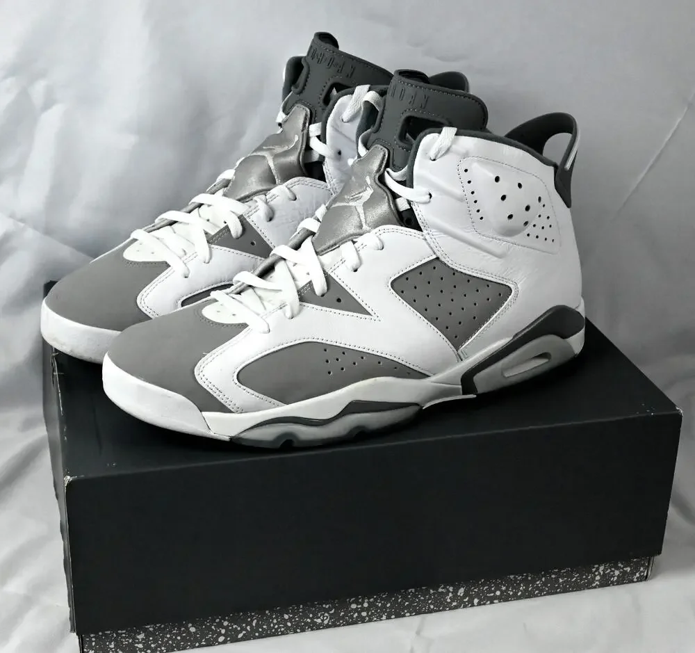 Air Jordan 6 Retro Cool Gray CT8529-100 Men's 15 w/Box